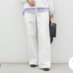 EVERYDAY I LIKE Loose Jeans white デニムパンツ