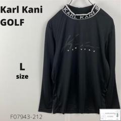 美品 Karl Kani GOLF ゴルフウェア ロンT モックネック 吸汗速乾