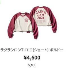 JAPAN JAM 2025 ラグランロンT/ロングTシャツ Lサイズ JAPAN JAM 2024 ジャパンジャム ラグランロンT - メルカリ