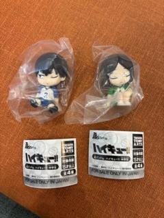 肩ズンfig. ハイキュー!! 中学生 ガチャ 孤爪研磨 影山飛雄 2点セット①