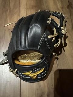 Mizuno 硬式レザーグローブ 黒 - メルカリ