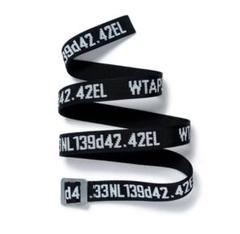 WTAPS ダブルタップス TIE BELTベルト 新品未使用 Size【フリー】 WTAPS ダブルタップス 23AW GIB BELT BLACK