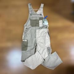 ワークマン 新品未使用 デザインサロペット クレイジーサンド M