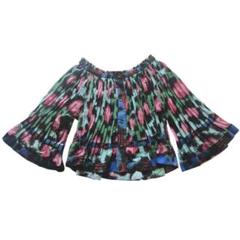 【美品】KENZO×H&M コラボ プリーツブラウス トップス ゆったりのサムネイル