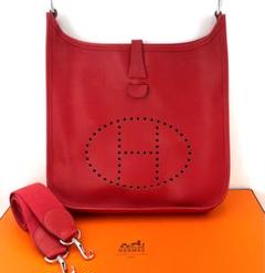 HERMES エルメス エブリン PM 赤系 ショルダーバッグ ヴォーエプソン 楽天市場】エルメス□エヴリン TPM ヴォーエプソン オレンジ系