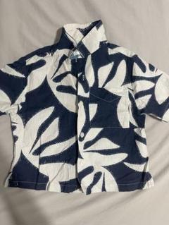 ZARA リーフ柄 半袖シャツ 86cm