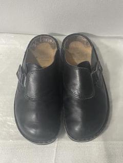 美品 フィンコンフォート コンフォートシューズ ベルクロ 黒 24.5 美品 フィンコンフォート コンフォートシューズ ベルクロ 黒