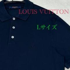 LOUIS VUITTON ルイヴィトン ポロシャツ LVロゴ Lサイズ ゴルフ