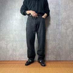 levis00sリーバイス505ブラックデニムパンツジーンズジーパンW36後染め