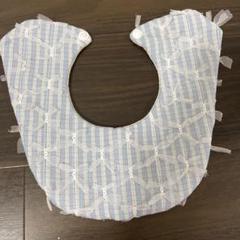 ブルーチェック柄　スタイ