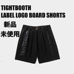 TIGHTBOOTH LABEL LOGO BOARD SHORTS - メルカリ