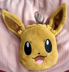 【新品未使用】　イーブイ　ポケモン　パスケース　定期入れ　チャック付き　ポーチ