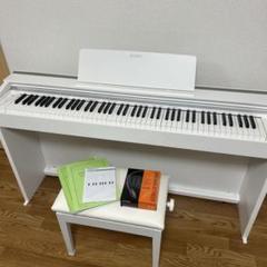 【直接取引のみ】夏セール❗CASIO Privia88鍵 ホワイト椅子付きセット CASIO Privia PX-S3100BKセット【専用スタンドCS68P・専用3本