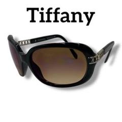 美品 Tiffany ティファニー ストーン サングラス ブラウン ビンテージ