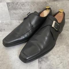 【美品】リーガル REGAL 25cm モンクストラップ Vチップ Y917