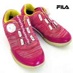 FILA イディル レディース スパイクレス ゴルフシューズ 3E 23.5cm