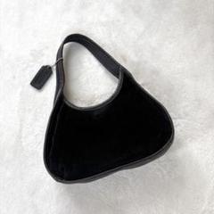Vintage Coach Ergo Velvet Bag Black Rare