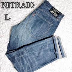 nitraid デニム　ナイトレイド　ジーンズ　リジット Nitraid (ナイトレイド)デニムジ－ンズ - メルカリ