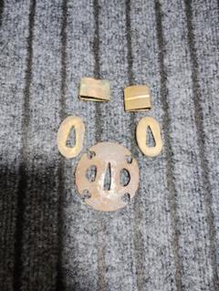 正阿弥秀延在銘　鉄鍔　107g  東Y6-0617☆2Fタエチ 正阿弥秀延在銘 鉄鍔 107g 東Y6-0617☆2Fタエチ 美術