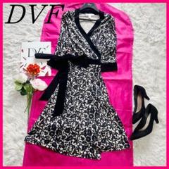 【美品】DIANEvonFURSTENBERG ラップワンピース レース 4 L
