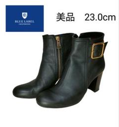 美品】クレストブリッジ サイドジップブーツ ベルト レザー