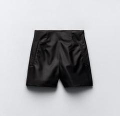 美品 ZARA フェイクレザーパンツ - メルカリ