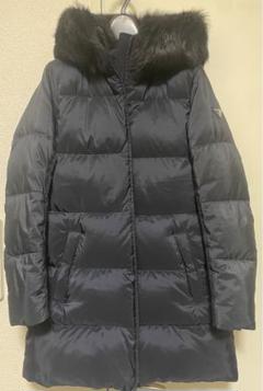 PRADA プラダ 三角ロゴ ファー ロング フード ダウン 29E117 PRADA プラダ 三角ロゴ ファー ロング フード ダウン 29E117