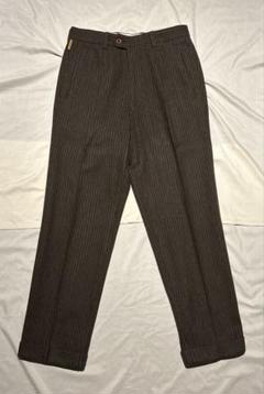 レア 90s Armani Jeans wool tuck trousers