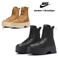 NIKE ジョーダン　ブルックリン　新品　23.5 ナイキ エアジョーダン1 ブルックリン ブラック 23.5 - メルカリ