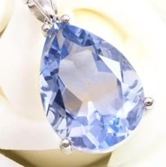 低価格 しずく ネックレス ブルートパーズ 天然 ドロップ 限定 超大粒 アクセサリー