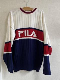 最新人気 ユニセックス FlLA コットン100%セーター(フランス製) メルカリ - トップス