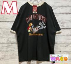 トムとジェリー　レディース　半袖　Tシャツ　缶詰　本　タフィー　洋服　アニメ tシャツ 「公式」トムとジェリー MLE「TOM and JERRY」 Tシャツ