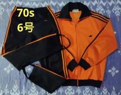 激レア！70s アディダス ジャージ 上下セット 6号　デサント 激レア！70s アディダス ジャージ 上下セット 6号 デサント