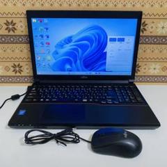Y721 Fujitsuノートパソコンi5高速SSDサクサク動Windows11