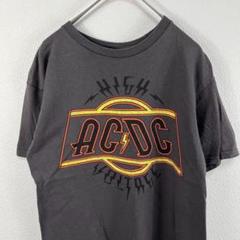 USA古着 ACDC Tシャツ バンドTシャツ バンT グレー