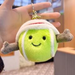新品　ジェリーキャット　テニスボール　ぬいぐるみ　バッグチャームキーホルダー袋付 2025年最新】jELLyCAT テニスの人気アイテム - メルカリ