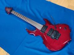 Grass Roots エレキギター レッドジャックの周りに打こんあとあり Grass Roots エレキギター レッドジャックの周りに打こんあと