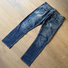 【限定美品】DENHAM ダークブルー ストレートデニム　中古品 楽天市場】denham デニム 中古の通販
