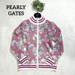 ♦︎ほぼ未使用♦︎PEARLY GATES ブルゾンジャケット　ハイネック　花柄
