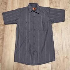 RED KAP レッドキャップ　ストライプ　ワークシャツ