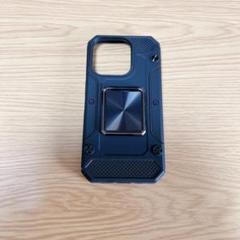 iPhone 15 Pro ブラック　リング付き　ケース　黒　かっこいい