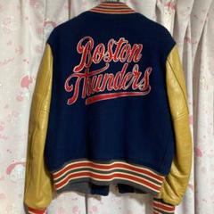 STYLE EYES スタジャン 40サイズ グレー/ベージュ STYLE EYES スタジャン 40サイズ グレー/ベージュ