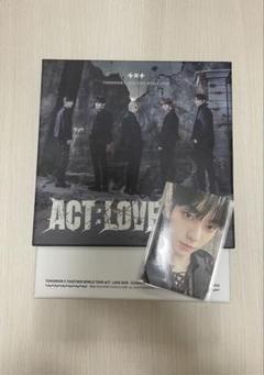 TXT ACT : LOVE SICK オーバーサイズシャツ　付属トレカ TXT World Tour Act Love Sick Japan POP UP Official Oversized