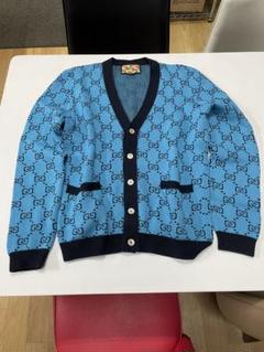 末澤誠也 着用モデルGUCCI カーディガンブルー