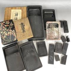 ♥中国　硯　古硯　赤糸硯　桐箱付き　骨董品　墨　筆　書道具 楽天市場】骨董 硯の通販