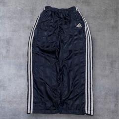 00s adidas nylon wide pants y2k teck L - メルカリ