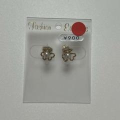 ピアス ゴールド 花