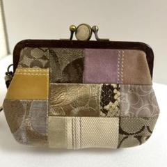 ☆新品未使用☆coach☆コーチ☆がま口コインケース☆小銭入れ☆本革☆伊製 COACH - 【未使用に近い】コーチ COACH 財布 コインケース