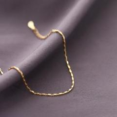 再入荷♡　ゴールド　ブレスレット　チェーン　シンプル　レディース　S925