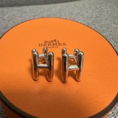 HERMES】エルメス カフスボタン シルバー Hロゴ Ag925 - メルカリ